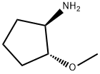 rac-(1R,2R)-2-methoxycyclopentanamine 结构式