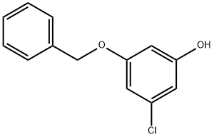 3-(苄氧基)-5-氯苯酚 结构式