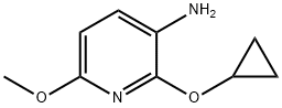 2-环丙氧基-6-甲氧基吡啶-3-胺 结构式