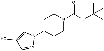 1-(1-BOC-4-哌啶基)-1H-吡唑-4-醇 结构式