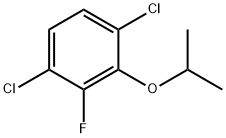 1,4-二氯-2-氟-3-异丙氧基苯 结构式