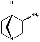 (1R,3S,4S)-1-Aza-bicyclo2.2.1hept-3-ylamine 结构式