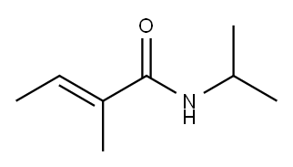 2-Butenamide, 2-methyl-N-(1-methylethyl)-, (E)- (9CI) 结构式