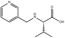 (吡啶-3-基甲基)缬氨酸 结构式