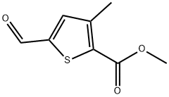 5-(1-methoxyvinyl)-4-methylthiophene-2-carbaldehyde 结构式