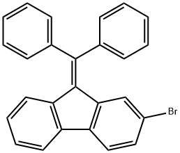 2-bromo-9-(diphenylmethylene)-9H-fluorene 结构式
