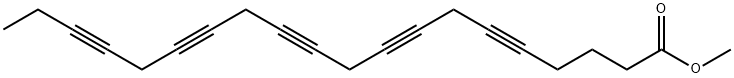 5,8,11,14,17-Eicosapentaynoic acid, methyl ester 结构式