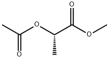 2-(S)-乙酰氧基丙酸甲酯 结构式