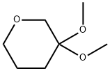 2H-Pyran, tetrahydro-3,3-dimethoxy- 结构式