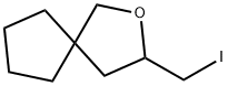 2-Oxaspiro[4.4]nonane, 3-(iodomethyl)- 结构式