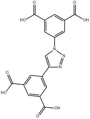 5,5'-(1H-1,2,3-三唑-1,4-二基)二间苯二甲酸 结构式