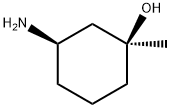 (1S,3R)-3-Amino-1-methyl-cyclohexanol 结构式