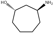 (1S,3S)-3-Amino-cycloheptanol 结构式