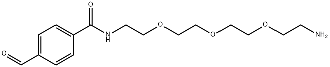 ALD-PH-NH-PEG3-NH2 结构式