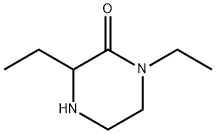 1,3-二乙基哌嗪-2-酮 结构式