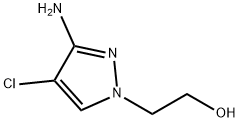 2-(3-氨基-4-氯-1H-吡唑-1-基)乙醇 结构式