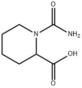 1-氨基羰基哌啶-2-羧酸 结构式