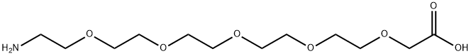 氨基-六聚乙二醇-羧酸 结构式