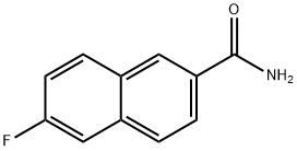 2-Naphthalenecarboxamide, 6-fluoro- 结构式