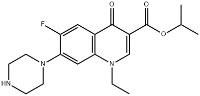 氟哌酸异丙酯 结构式