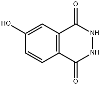 6-羟基-2,3-二氢酞嗪-1,4-二酮 结构式