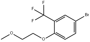 4- 溴- 1- (2- 甲氧基乙氧基) - 2- (三氟甲基) -苯 结构式