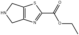 4H-Pyrrolo[3,4-d]thiazole-2-carboxylic acid, 5,6-dihydro-, ethyl ester 结构式