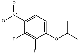 Benzene, 2,3-difluoro-1-(1-methylethoxy)-4-nitro- 结构式