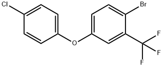 1-?bromo-?4-?(4-?chlorophenoxy)?-?2-?(trifluoromethyl)?- Benzene 结构式