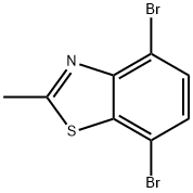 4,7-二溴-2-甲基苯并[D]噻唑 结构式