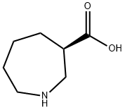 (3R)-Hexahydro-1H-azepine-3-carboxylic acid 结构式
