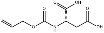 Alloc-L-Asp-OH 结构式