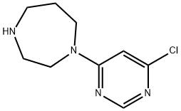 1H-1,4-Diazepine, 1-(6-chloro-4-pyrimidinyl)hexahydro- 结构式