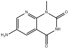 Pyrido[2,3-d]pyrimidine-2,4(1H,3H)-dione, 6-amino-1-methyl- 结构式