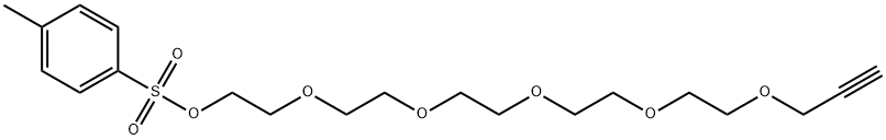 Propargyl-PEG6-Tos 结构式