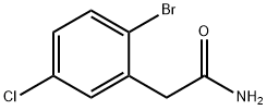 Benzeneacetamide, 2-bromo-5-chloro- 结构式