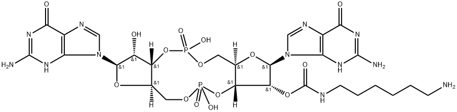 2'-AHC-c-diGMP 结构式