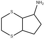 六氢-2H-环戊二烯[B][1,4]二噻英-5-胺 结构式