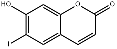 2H-1-Benzopyran-2-one, 7-hydroxy-6-iodo- 结构式