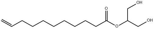 Glyceryl 2-Monoundecylenate 结构式