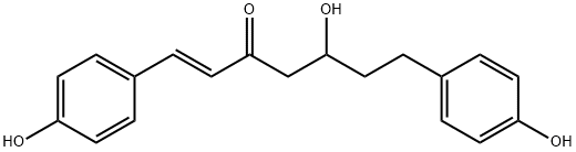 1,7-Bis(4-hydroxyphenyl)
-5-hydroxyhept-1-en-3-one 结构式