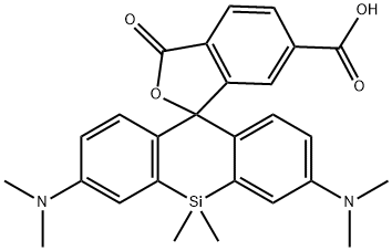 SI-TAMRA-6-COOH 结构式