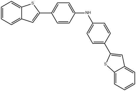 Benzenamine,4-benzo[b]thien-2-yl-N-(4-benzo[b]thien-2-ylphenyl)- 结构式