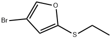 Furan, 4-bromo-2-(ethylthio)- 结构式