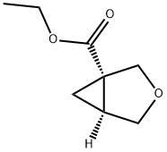 3-Oxabicyclo[3.1.0]hexane-1-carboxylic acid, ethyl ester, (1S,5S)- 结构式