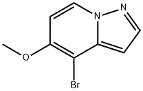Pyrazolo[1,5-a]pyridine, 4-bromo-5-methoxy- 结构式