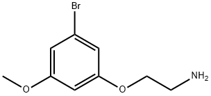 1-(2-Aminoethoxy)-3-bromo-5-methoxybenzene 结构式
