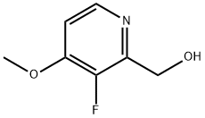 (3-氟-4-甲氧基吡啶-2-基)甲醇 结构式