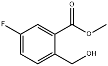 5-氟-2-(羟甲基)苯甲酸甲酯 结构式