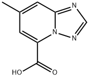 7-甲基-[1,2,4]三唑并[1,5-A]吡啶-5-羧酸 结构式